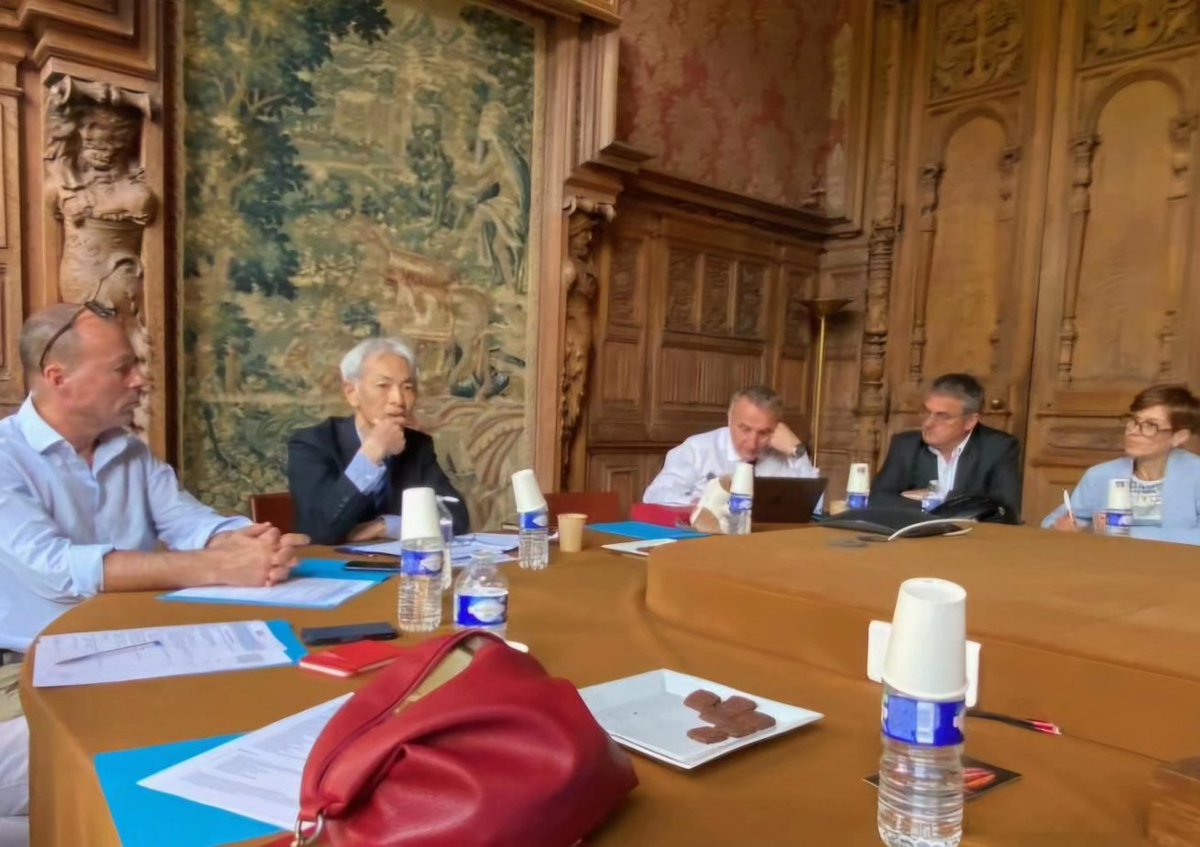 CEEVO95's tweet photo. #Valdoise / #Japon / #iledefrance / #ParisRegion / #CEFJ / #Ceevo95 : Participation du CEEVO ce mardi à l'Assemblée générale du Comité d’Échanges Franco-Japonais (CEJF), à l'invitation et en présence de son Président Délégué, Pierre Kuchly - https://t.co/YlgvB83IYB https://t.co/utf9DTwioH