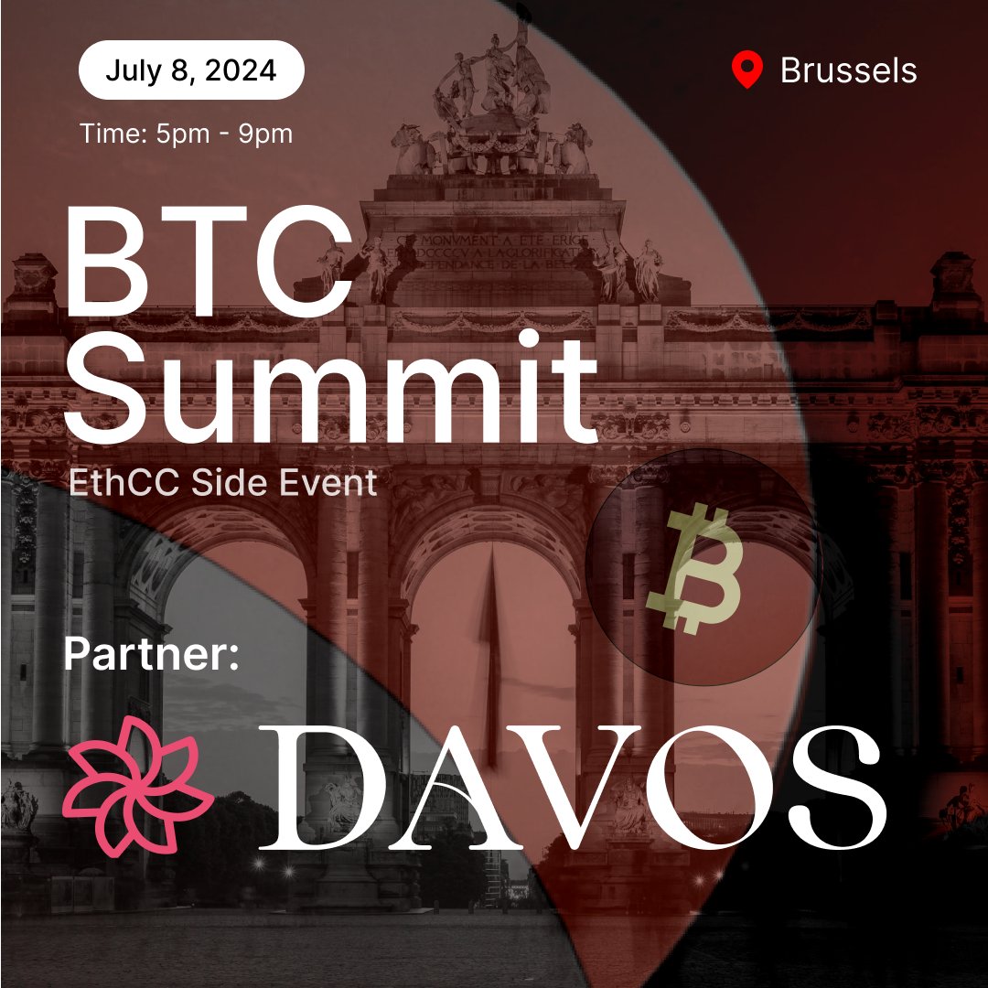 stakingcircle's tweet photo. 🤝 We're excited to welcome our partner @Davos_protocol as a sponsor and speaker at #BTCSummit.
Bitcoin is breaking free from its digital vault! This panel discussion dives deep into Bitcoin yield generation (BTCFi), exploring how Bitcoin is evolving beyond a store of value. Davos Protocol will provide expert insights on BTCFi and discuss innovative strategies for maximizing returns on your BTC. Don’t miss their valuable insights!
👉 JOIN US: https://t.co/tptVRhRMjy