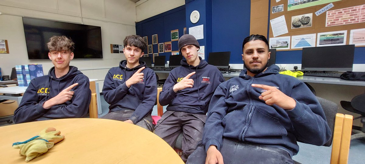 training_ace's tweet photo. Exciting News! 
Our pre-apprentices entered the BBC Young Reporter 2024 competition, &amp; we have AMAZING news! Four of our boys - Remus, Riley, Muhammad, &amp; Heath - aka "The Brickie Boys," are regional winners! #BBCYoungReporter #TheBrickieBoys #careersinconstruction https://t.co/I59z6FTsm8