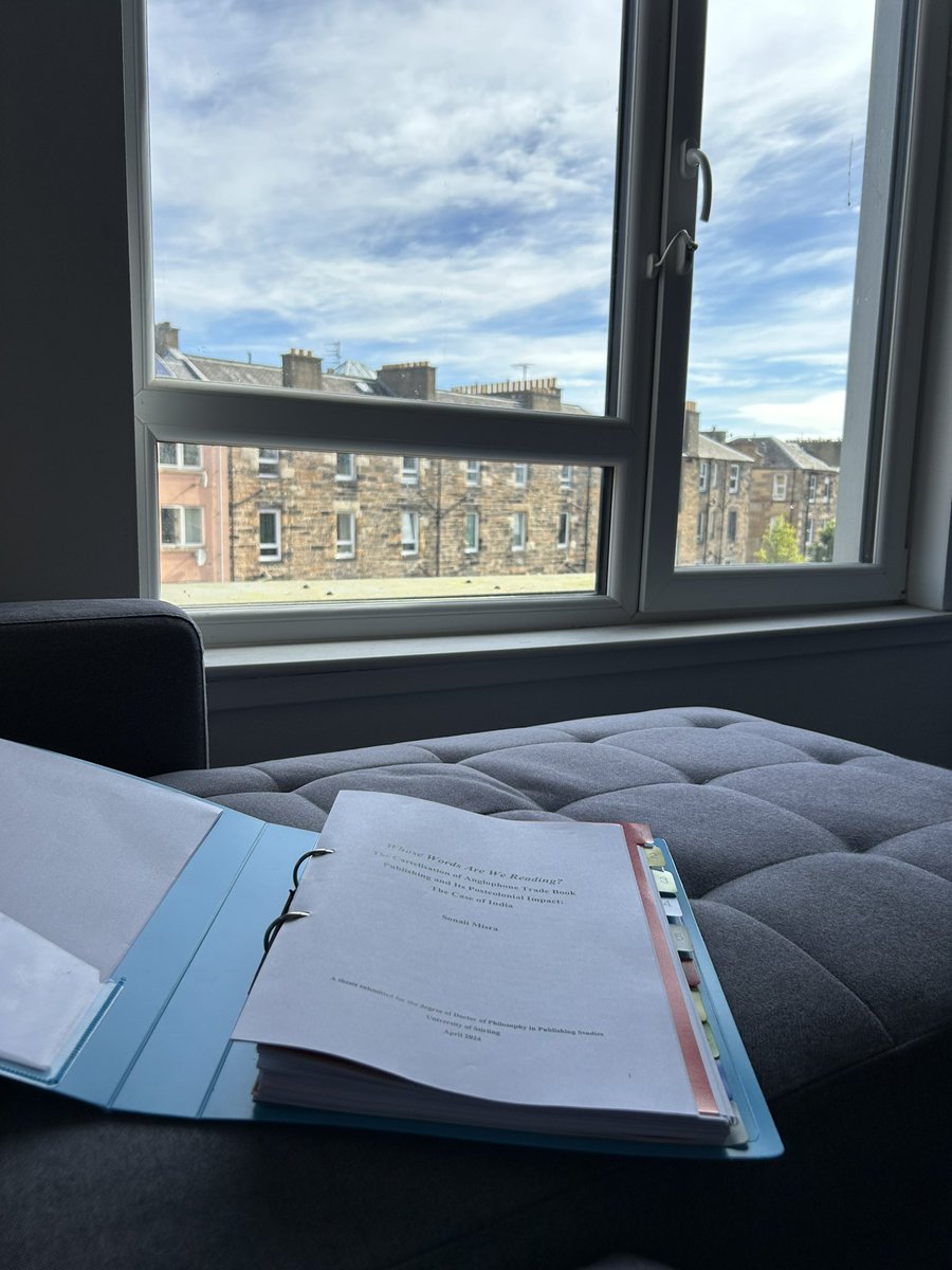 Dr Sonali Misra (@misrasonali) on Twitter photo Let me re-introduce myself as DR Sonali Misra – passed my viva with *no corrections*!
Grateful to Prof Anamik Saha, Dr Gemma Robinson and @FionaFNoble for the engaging dialogue and my supervisors <a href="/ClaireSquires/">Prof. Claire Squires</a> <a href="/KathyRanks/">Katherine Champion</a> for their guidance and support!
<a href="/stirpublishing/">StirPublishing</a> #PhDone Let me re-introduce myself as DR Sonali Misra – passed my viva with *no corrections*!
Grateful to Prof Anamik Saha, Dr Gemma Robinson and @FionaFNoble for the engaging dialogue and my supervisors <a href="/ClaireSquires/">Prof. Claire Squires</a> <a href="/KathyRanks/">Katherine Champion</a> for their guidance and support!
<a href="/stirpublishing/">StirPublishing</a> #PhDone
