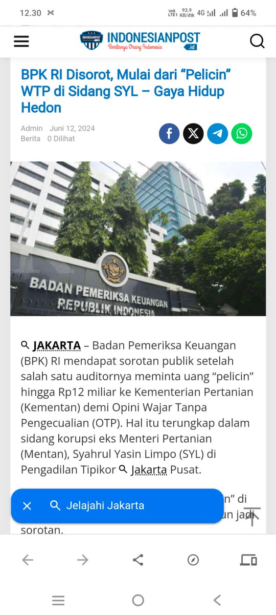 liliskania746's tweet photo. Kapankah negara kita mau lurus dan bersih ya, kami sih sangat berharap Presiden Prabowo kedepan bisa memberantas manusia bejat koruptor, rakyat mendukung anda Pak Prabowo.Semua  lembaga negara sudah seperti sarang penyamun, parah...parah. Hajar BPK- Hajar https://t.co/EAvrTsd02M