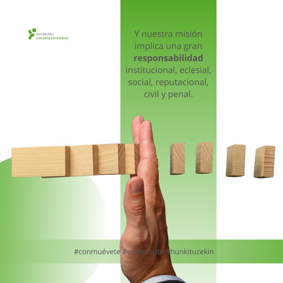 FETeresiana's tweet photo. Tenemos una gran misión...
Tenemos una gran responsabilidad...
#compliance
#misión #responsabilidad
#somosteresianos
#ConMuéveTe💕
#ComMouTe💕
#HunkiTuzEkin💕 https://t.co/n3ndREF0WJ