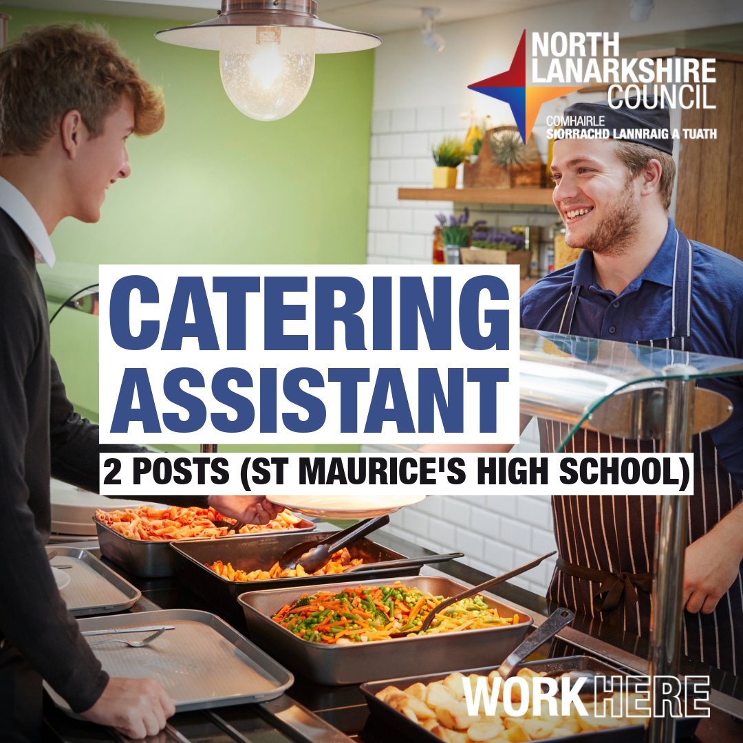We're hiring a Catering Assistant. We need a good team player with customer service experience. Minimal till and cash handling experience required. The role involves basic food preparation and serving customers..
Apply below 👇
myjobscotland.gov.uk/councils/north…