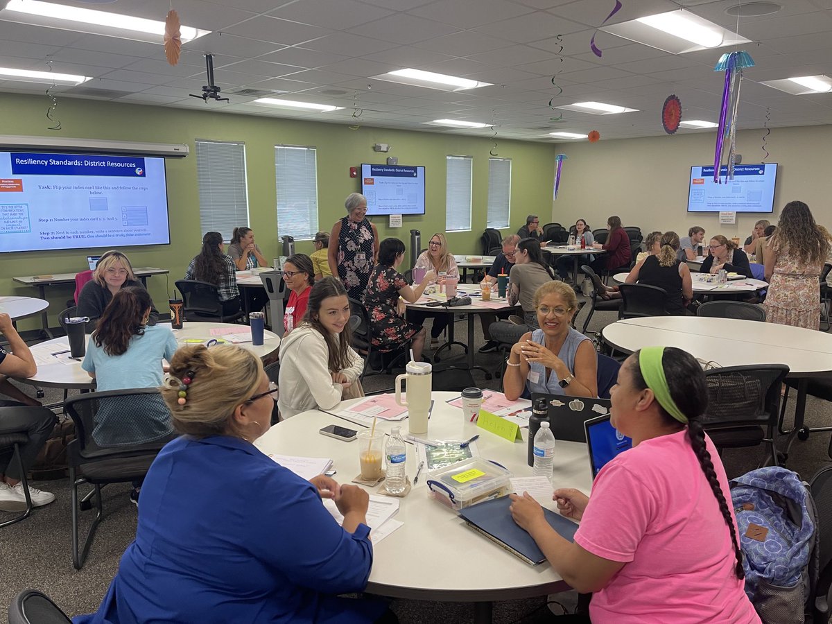 Pasco County new Ts digging into Resiliency standards and practicing strategies for Ss engagement ⁦<a href="/MrsRamseysRoom/">Alyssa Ramsey</a>⁩