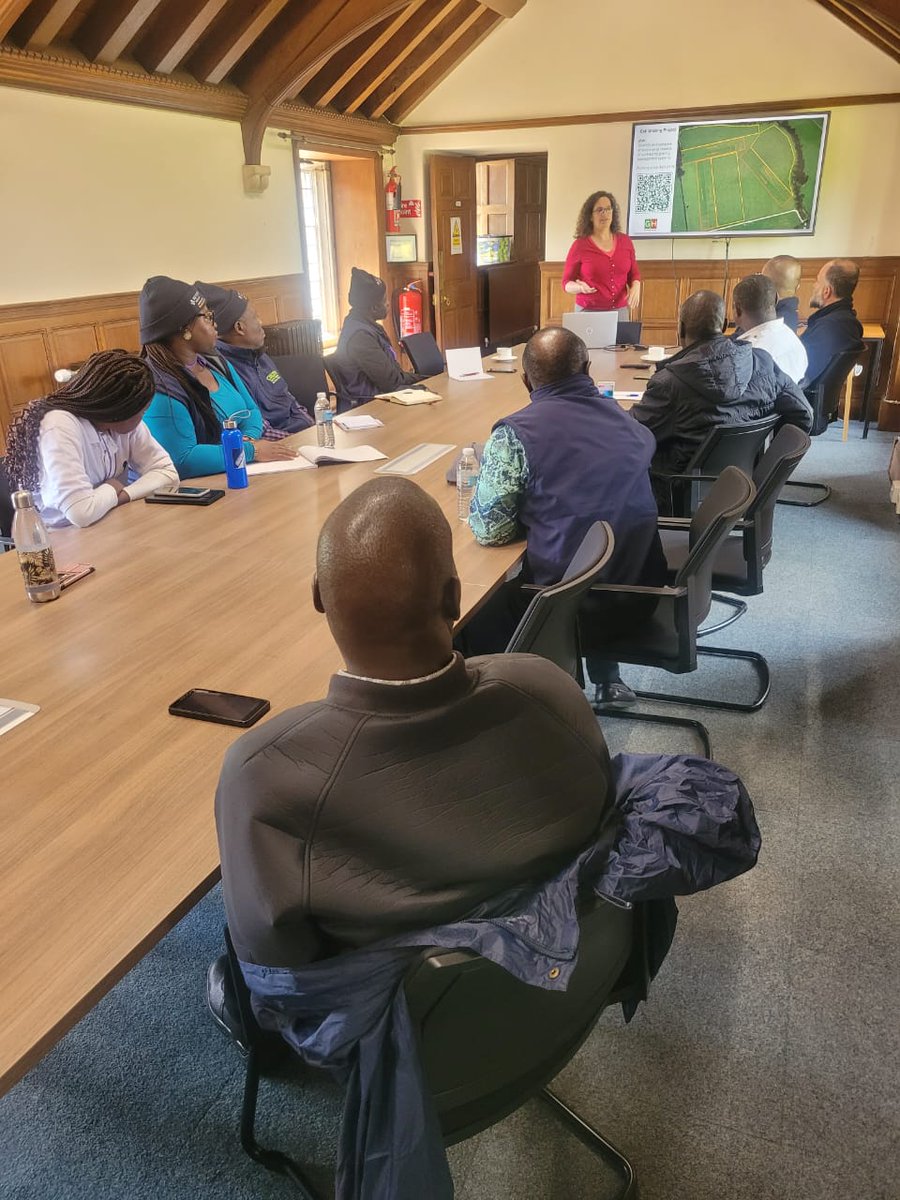 jordanarivero's tweet photo. My team and I hosted this incredible @MarshalPapworth group yesterday at @Rothamsted   as part of the @GlobalFarmPlatf initiative. 
We are delighted to contribute to the development of these professionals who are working towards a more sustainable African continent. https://t.co/Gtabuo9yWk