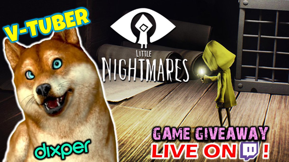 [ On the mend ] 

⭐V-TUBER STREAM!⭐ 100 scares = Little Nightmares Giveaway

 Giveaway! 💖 LIVE NOW 💖 twitch.tv/supermurgantro…
#doitforcrew #supercrew #blurp <a href="/blerp/">Blerp</a> <a href="/Dixper_en/">Dixper</a> <a href="/TarsierStudios/">Tarsier Studios</a>
