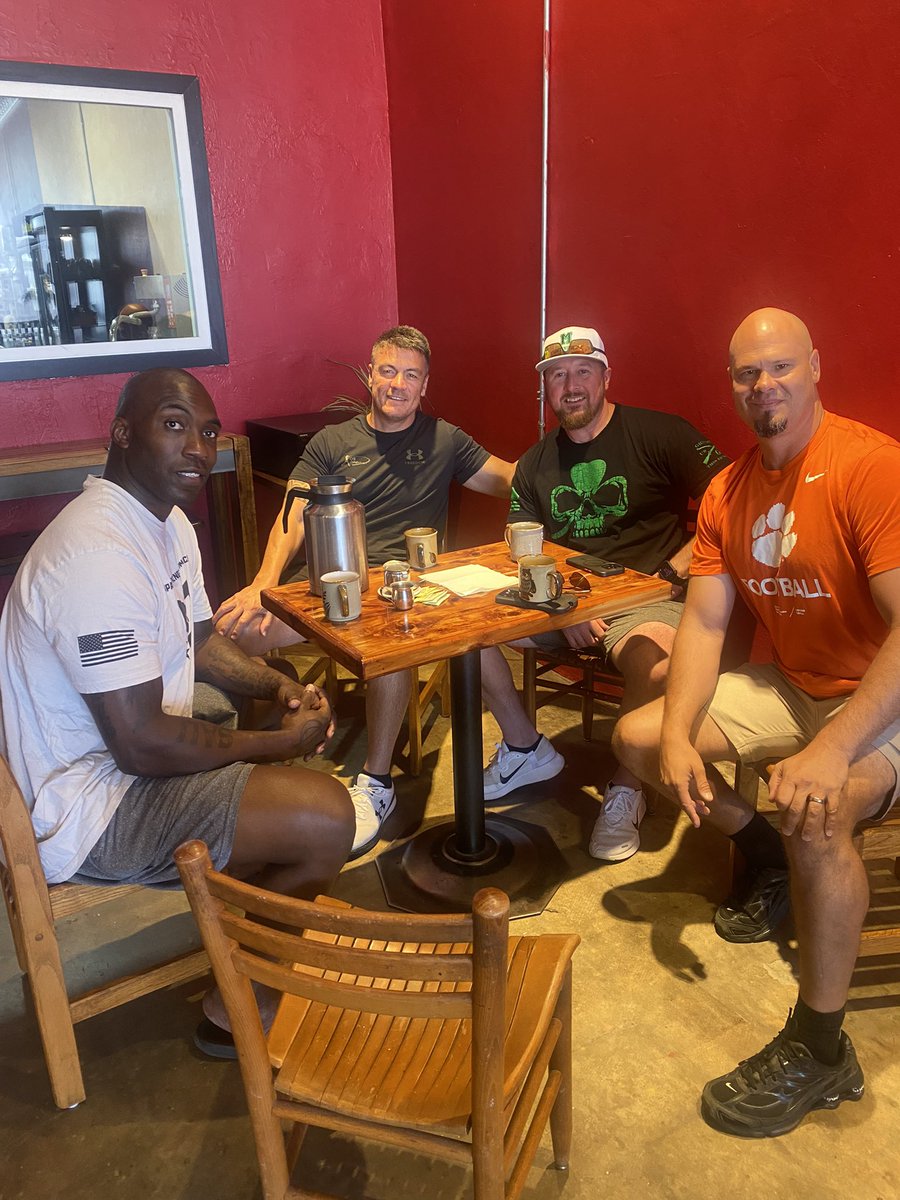 Tom George (@coachgeorge5) on Twitter photo Enjoying coffee โ๏ธ with great human beings. Iโm humbled I get to enjoy hard conversations about life while enjoying a cup of coffee at Zero Tolerance in OKC!
<a href="/hocker_rocky/">Rocky Hocker</a>
<a href="/boulware_steven/">Steven Boulware</a>
<a href="/MahalaWiggins/">Mahala Wiggins</a> Enjoying coffee โ๏ธ with great human beings. Iโm humbled I get to enjoy hard conversations about life while enjoying a cup of coffee at Zero Tolerance in OKC!
<a href="/hocker_rocky/">Rocky Hocker</a>
<a href="/boulware_steven/">Steven Boulware</a>
<a href="/MahalaWiggins/">Mahala Wiggins</a>