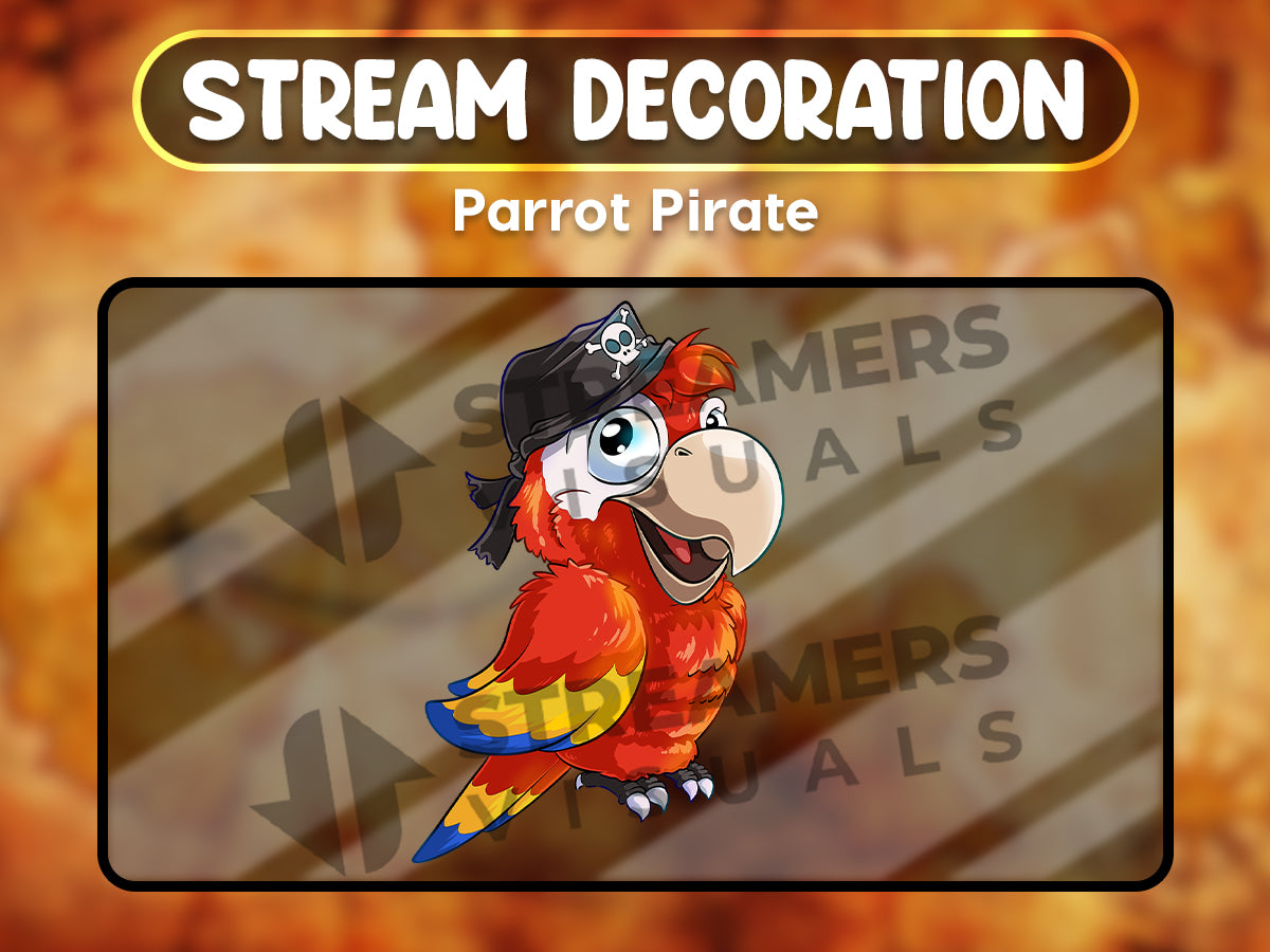 Ahoy, Streamers! 🏴‍☠️ Add a splash of fun to your Twitch with Parrot Pirate from Streamers Visuals! Elevate your stream today! #Twitch #Streaming

👉 streamersvisuals.com/products/parro…