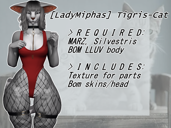 s0h4r's tweet photo. ✨new mod for Silvestris head✨
https://t.co/ZalUEE2qfw
Also, if you are interested in a custom mod, you can write to me privately or to my discord! 
#secondlife #furry https://t.co/iZZipaV5hn