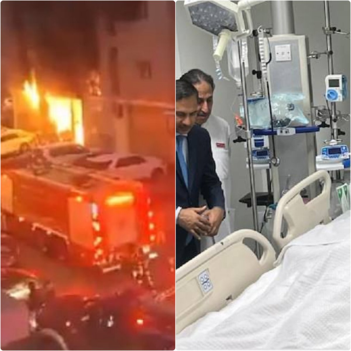 shorts_91's tweet image. Heartbreaking news from Kuwait as a fire claims the lives of 41 Indians among 49 casualties. PM Modi extends condolences and dispatches aid. Efforts underway to support those affected.

Read more on shorts91.com/category/india…

 #KuwaitFire #IndiansinKuwait #Condolences  #Kuwait