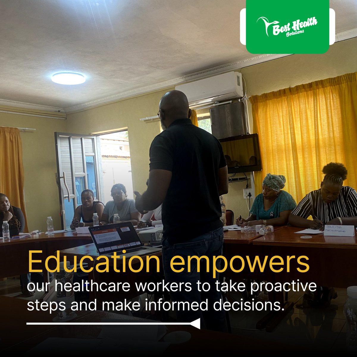 We equip healthcare workers &amp; organizations with the right tools and knowledge on Monitoring &amp; Evaluation to assess the impact of public health initiatives.  
Let's partner together to empower our healthcare heroes!  
#BHSEmpowerment #MonitoringandEvaluation #HealthcareWorkers