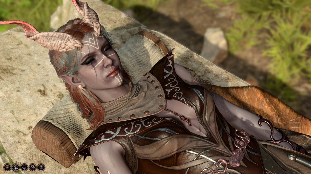 Casually want to share with my wizard cutie, hobo-criminal daughter Orilia x3 #BaldurGate3