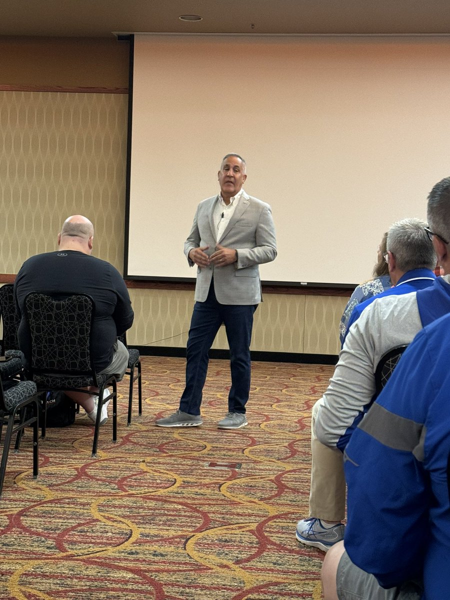 It was inspiring to hear from our keynote speaker Colonel Athens this morning, who reinforced the importance of leading with love. #sdaesp