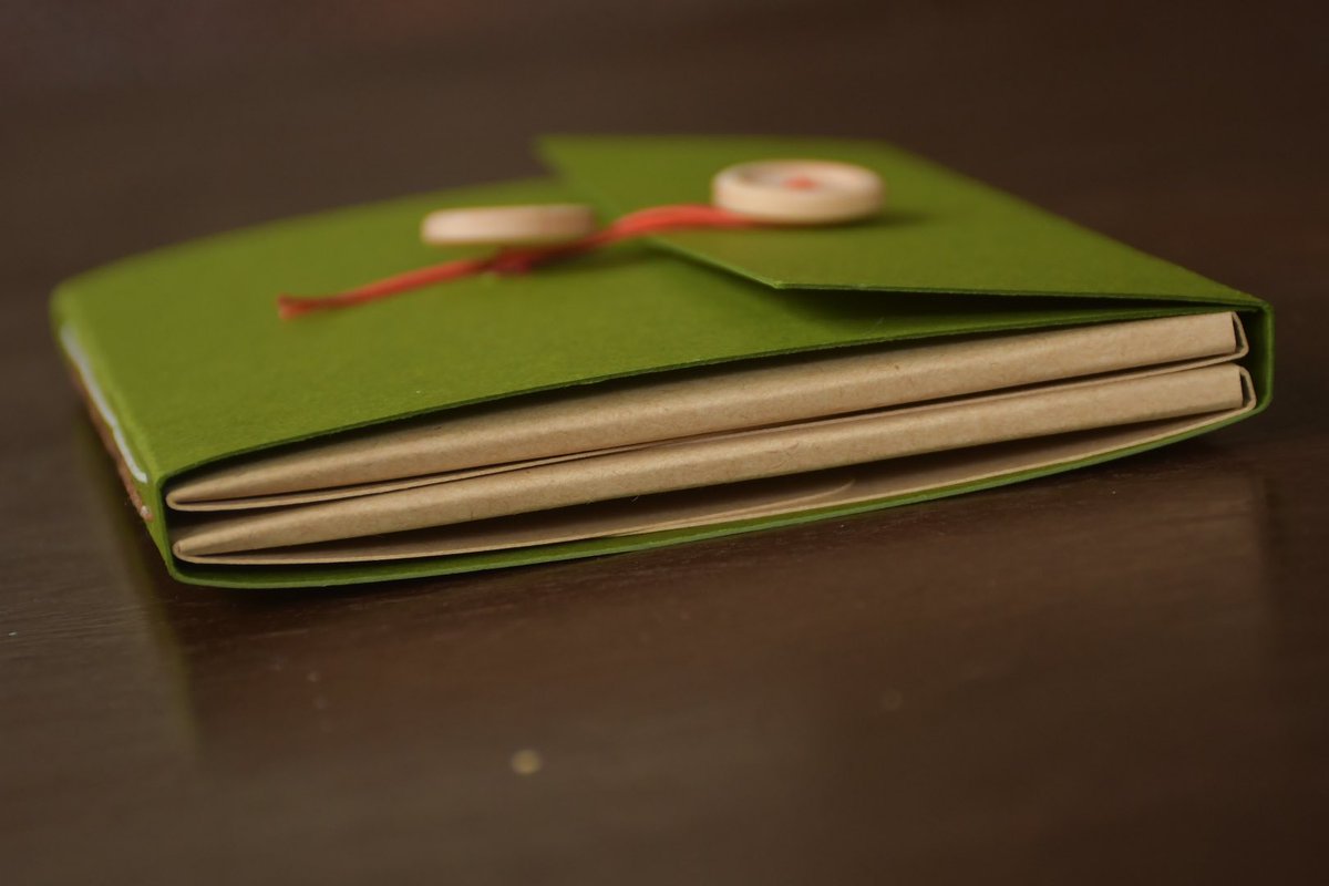 幸福的滋味 
我們家的交換情書
#幸せ #手製本 #信封