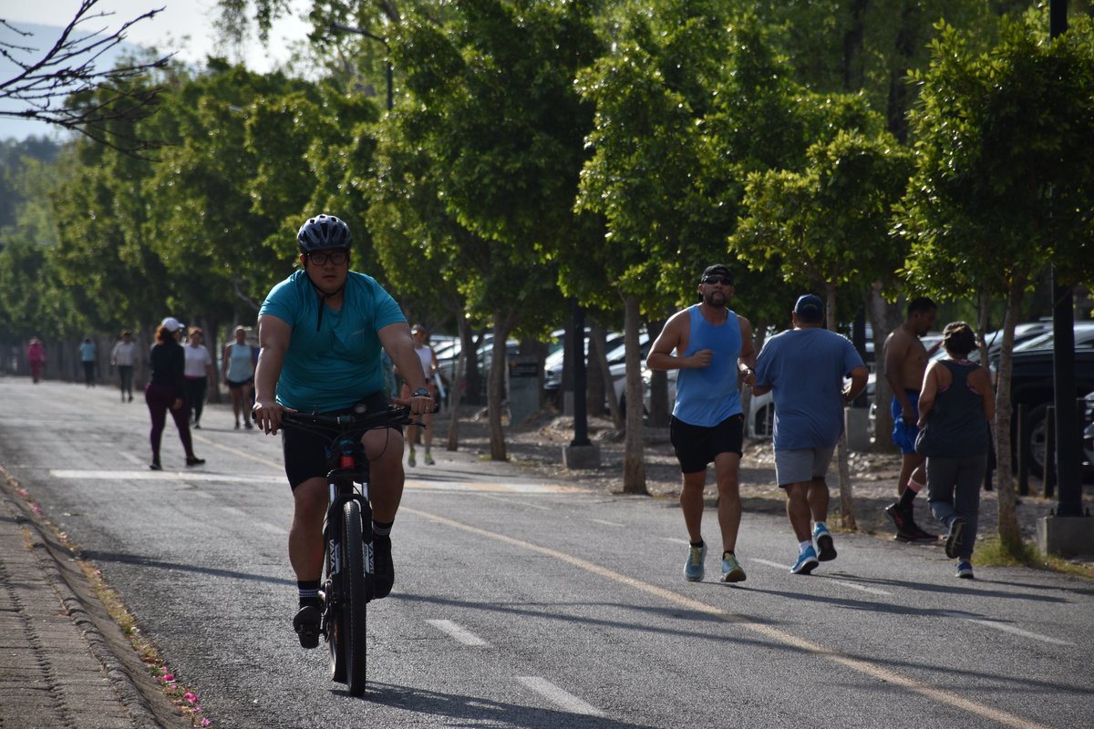 parkmetroleon's tweet photo. 🚴‍♂️🌳 ¡A pedalear en el Metro! 🌳🚴‍♀️
Mantente en movimiento y despeja tu mente. Pedalear en el circuito de 7 km del parque es el plan perfecto para convivir con la naturaleza y hacer ejercicio.
Utiliza el equipo de seguridad y respetar el límite de velocidad. #ElParqueEsDeTodos https://t.co/JLUA74d56E
