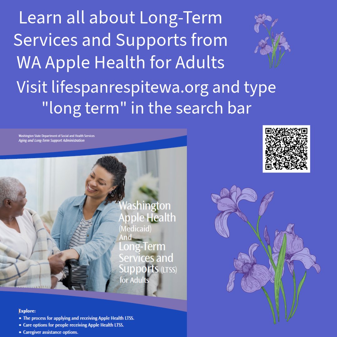 PAVE_org's tweet image. New to our website! WA State Apple Health and Long Term Services and Supports (LTSS) for Adults handbook. Includes process for applying for LTSS, care options, and caregiver assistance options. lifespanrespitewa.org/wp-content/upl…