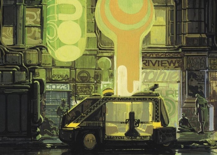 Syd Mead’s gorgeous concept art for Blade Runner