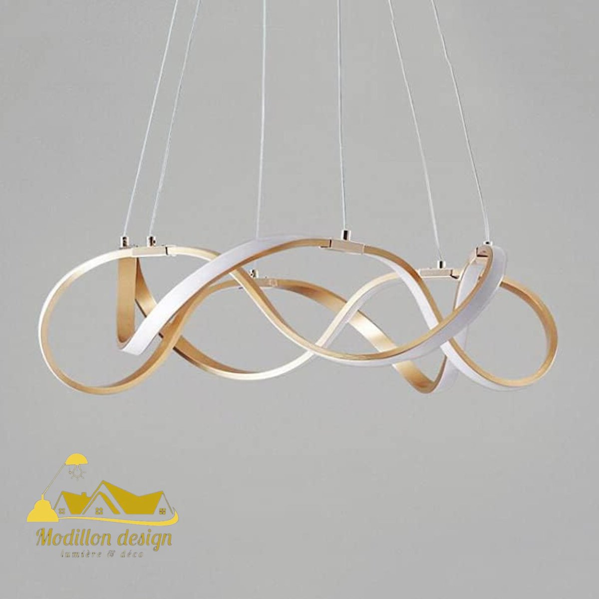 modillondesign's tweet image. Transformez votre intérieur avec le lustre #ALD8131LED de Modillon Design. Un design spiralé élégant et une lumière jaune chaleureuse pour une ambiance parfaite. Contrôle total avec dimmable et télécommande. ✨ #DécoDesign #LumièreDeLuxe #ModillonDesign