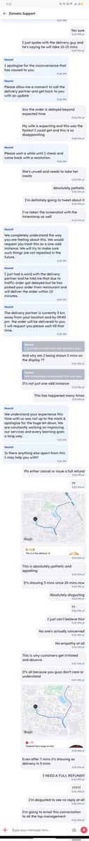 bhatnatural's tweet photo. @zomato @zomatocare @deepigoyal 
Absolutely disappointed and appalled... https://t.co/PknxSFOJNB