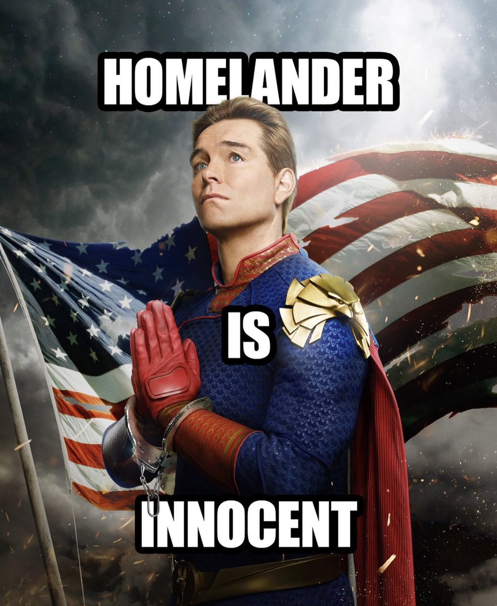 RetirdWomanizer's tweet photo. #freehomelander #freemyboy https://t.co/gNYuLbK6PT