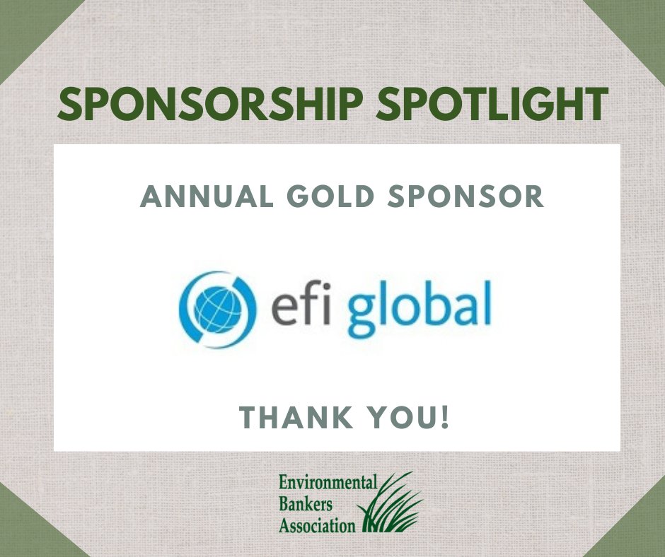 Annual Sponsor Spotlight: Thank you to our Gold Sponsor, @EFIGlobalInc!