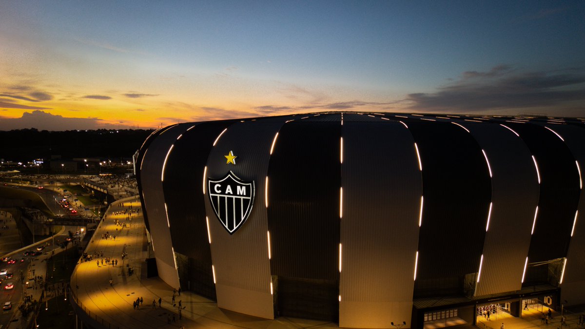 Atletico's tweet photo. 🏴🏳️ #Galo x Palmeiras: partida da próxima segunda-feira, na @ArenaMRV, inicialmente marcada para 21h30, tem horário alterado para 20h30. Mudança acontece após pedido do Clube à CBF!

💻 https://t.co/p2NWe50VOB https://t.co/feauXYCETX
