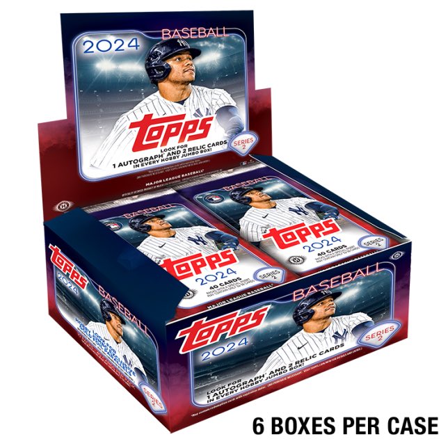 2024 Topps Baseball Series 2 - HTA Jumbo Box - Sealed Case #ad 

Single boxes sold out
sovrn.co/d2zjzkt