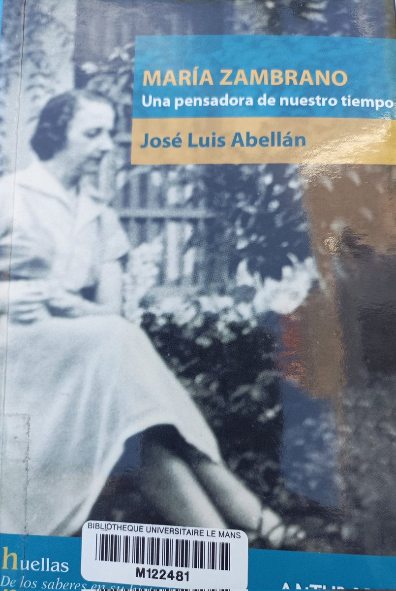 Cutralla's tweet photo. Carta de #MaríaZambrano a #JoséLuisAbellán, La Pièce, 27 de febrero de 1967.
#Anthropos
#Nacionalismo https://t.co/SBZpD1dKxv