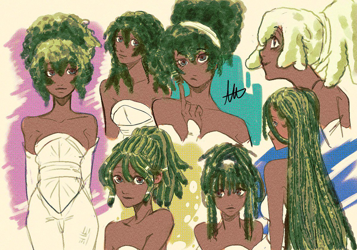 Got an ask for amalia with dreadlocks and kinda got too excited...
#wakfu