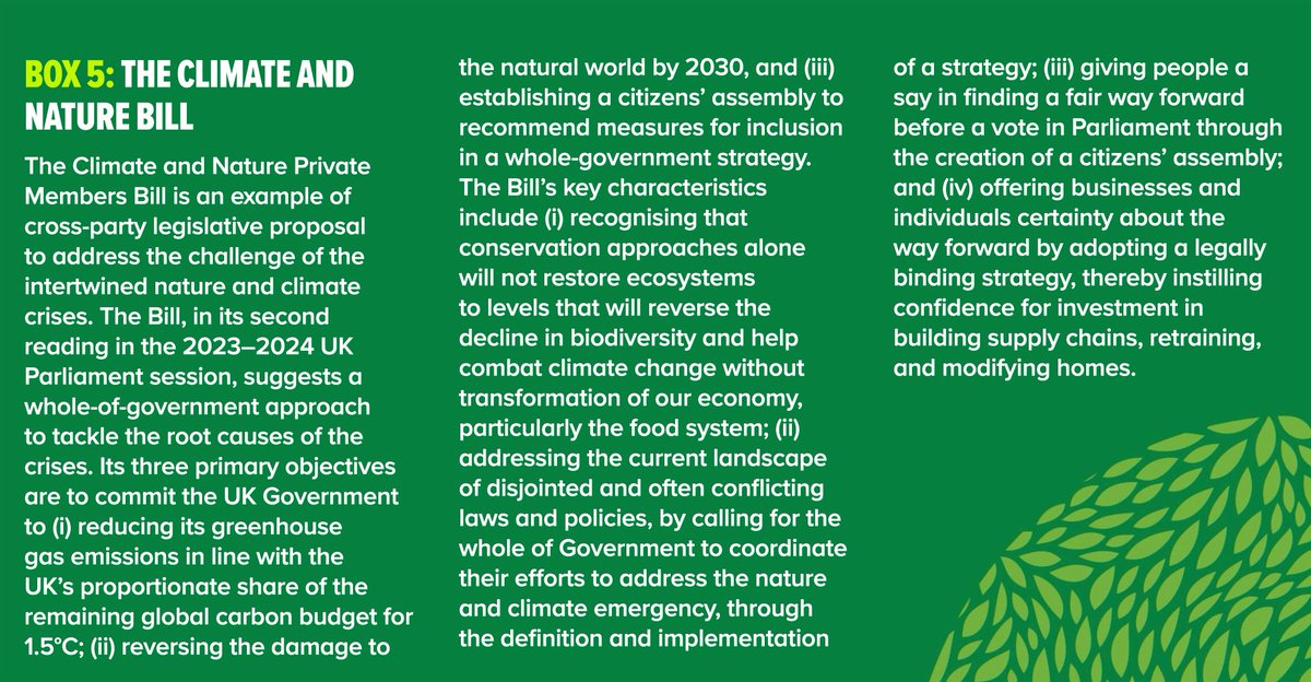 Following ZSL-BES's #LandUseSummit, Zero Hour's Jane King has co-authored a fantastic new report with experts including <a href="/Pettorelli/">Nathalie Pettorelli</a>—'Prioritising land use in the midst of a climate and nature emergency'—that calls for:

"Whole-government approaches to land use