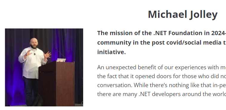 michaeljolley's tweet photo. Awe snap. The @dotnetfdn Board Elections are live through June 25th. Again, happy to answer any questions as you deliberate.

Congrats and good luck to all the candidates! 🎉 https://t.co/Z5cX4TbJxl