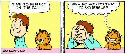 Garfield Without The Middle Panel tweet media