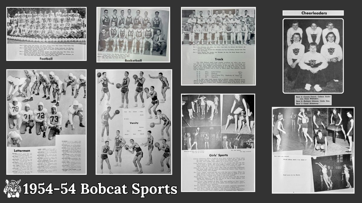 BGSchools's tweet photo. Take a stroll down memory lane w/ the BGHS Class of 1954 as they celebrate their 70th Class Reunion in BG on June 28! Check out the photos from the 1954 yearbook &amp; honor this special milestone! We hope they have a great time reconnecting &amp; reminiscing about old times at BGHS! https://t.co/iG61DuaEBL