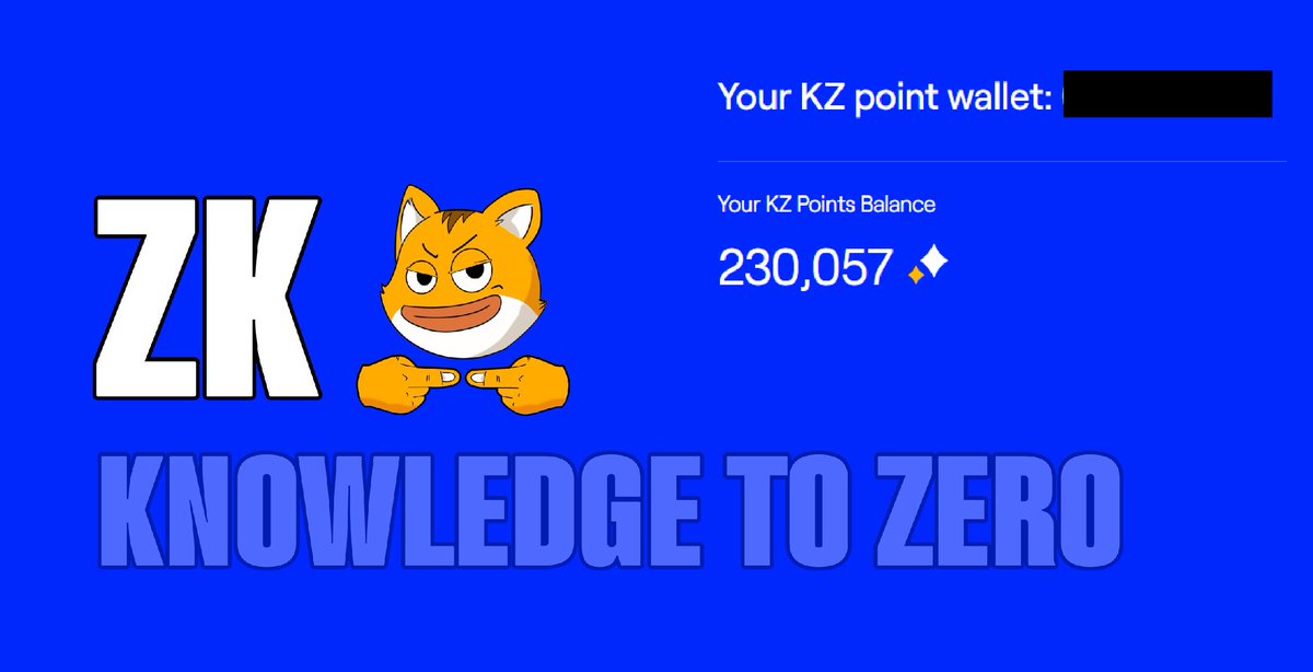 ด่วนๆ ข่าวด่วนๆ 📢📣

มีมเด็ดๆ ล่าสุดบน ZkSync เหรียญ $KZ

เพื่อนๆ ที่พลาด $ZK ลองเช็ค $KZ point ได้ที่เว็บ kzco.in 

โดย point ที่ได้จะสามารถนำไปแลกเป็น $KZ ได้
โปรเจ็กต์นี้ support โดย Holdstation, Orbiter, KOI &amp; Syncswap

$ZK - Zero Knowledge | $KZ - Knowledge