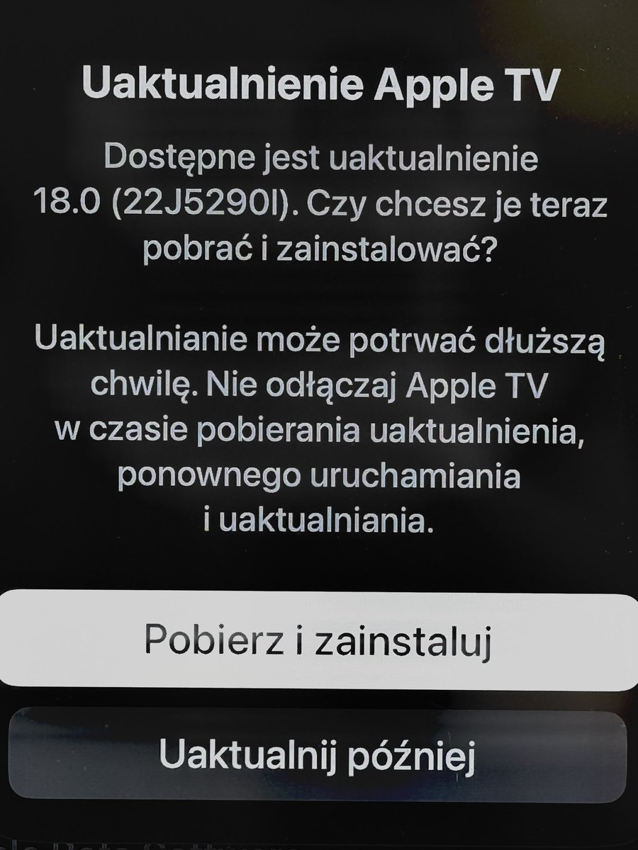 TomekC89's tweet image. #tvOS