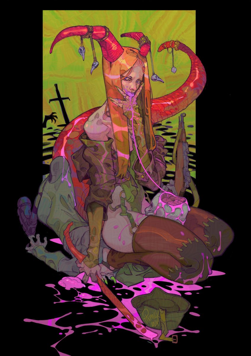 「The entire May witches miniseries of min」|pixmilkのイラスト
