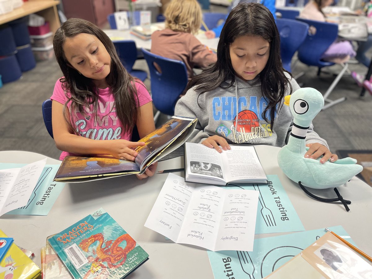 For <a href="/The_Pigeon/">The Pigeon</a>'s What's Up Wednesday, we're exploring literary genres. 

At <a href="/dcsdk12/">Douglas County School District</a>, the Pigeon stopped by the library at <a href="/eaglessoar101/">DougHumphreys</a>.The Pigeon learned about different genres of books including scifi and nonfiction. The Pigeon's favorite is ornithological adventure.