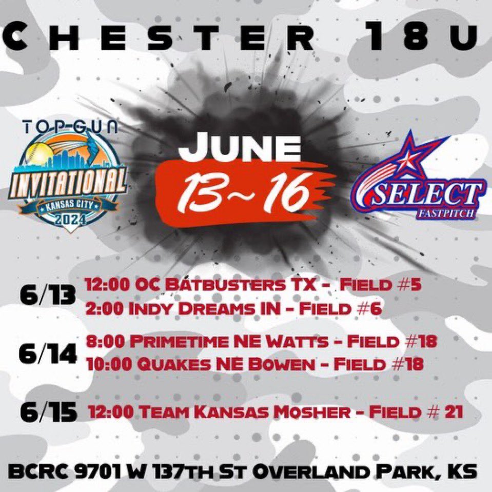 Avery_johnson06's tweet photo. Schedule for Top Gun Invitational!🥎
@jchester_12 https://t.co/EazGb80xQK