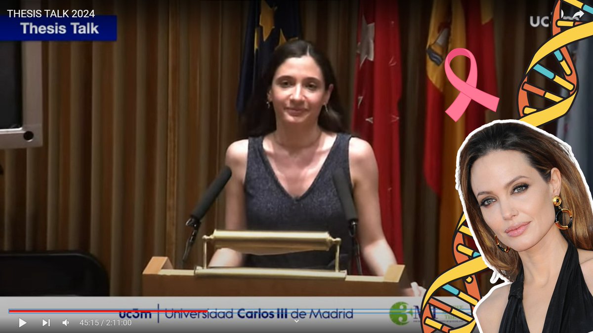 Tal vez no lo sabías, pero la genética juega un papel crucial en el desarrollo del cáncer🧬

Nuestra pre-doc, Pilar González, ha dedicado su tesis a estudiar qué genes influyen en la supervivencia de pacientes con cáncer de mama triple negativo.

Más aquí:
youtube.com/live/fVMtSpzxs…
