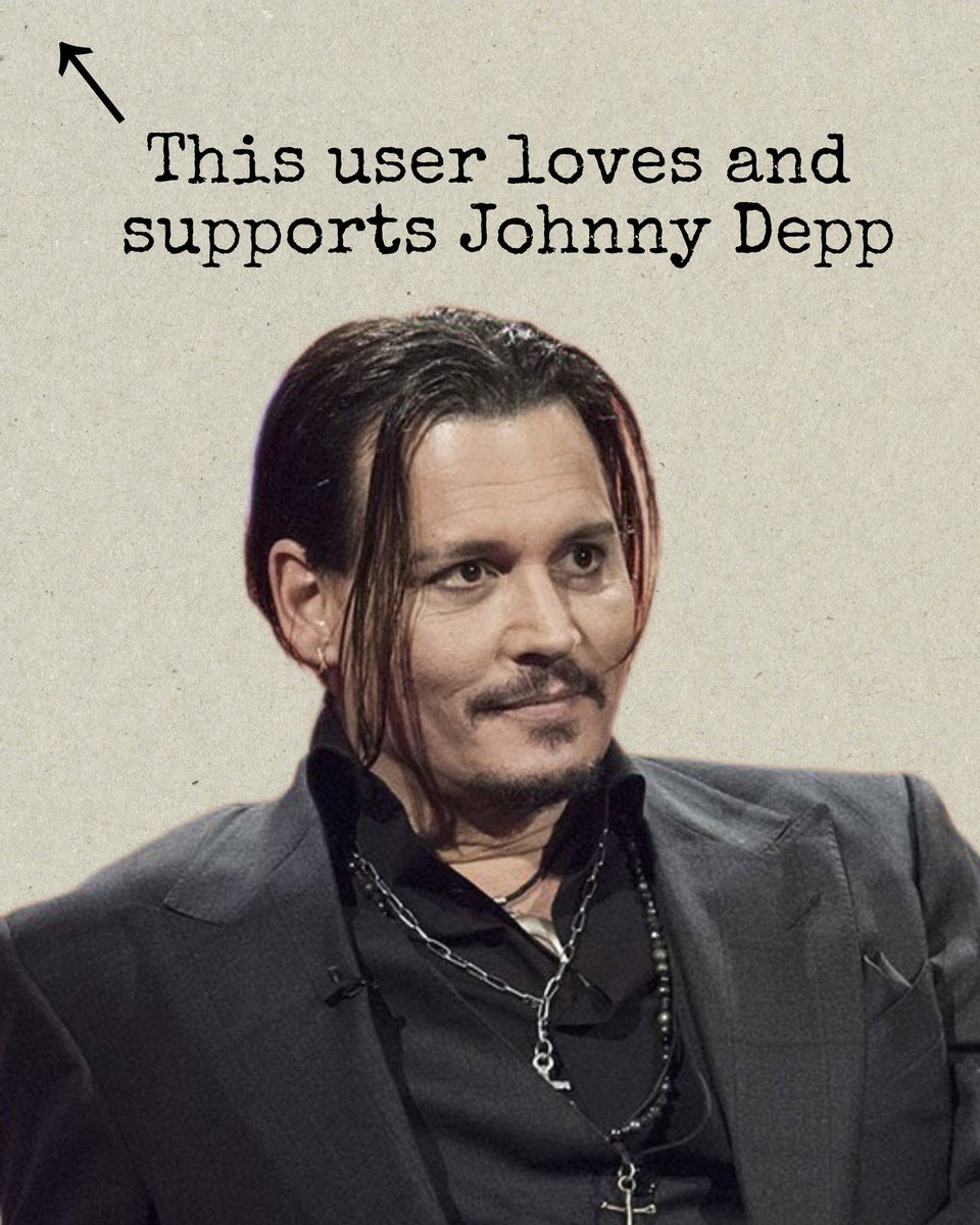 deppbrazilfc's tweet photo. ⓘ This user loves and supports Johnny Depp. https://t.co/7o4WWDpKkU