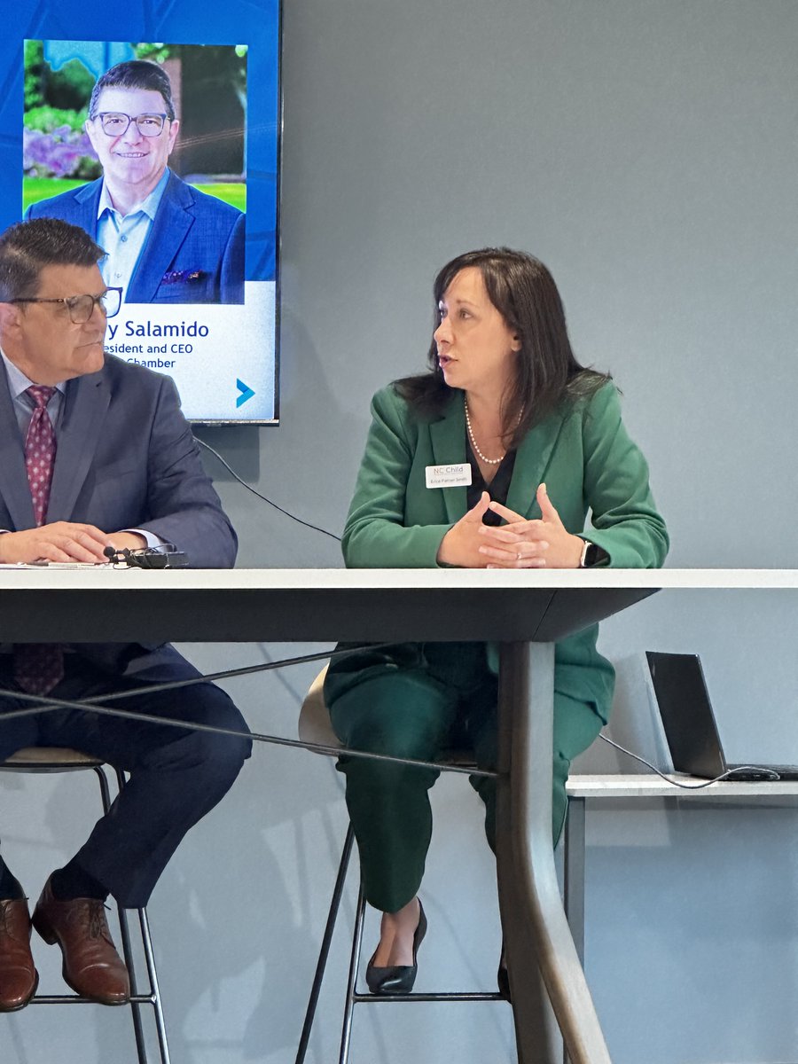 ncchild's tweet photo. Our Executive Director Erica Palmer Smith participated this morning in the release of the report and survey results highlighting how child care impacts our economy and North Carolina's families. You can check out the report here: https://t.co/2Lh9zyb6I9 https://t.co/1hFZ6wZyLO