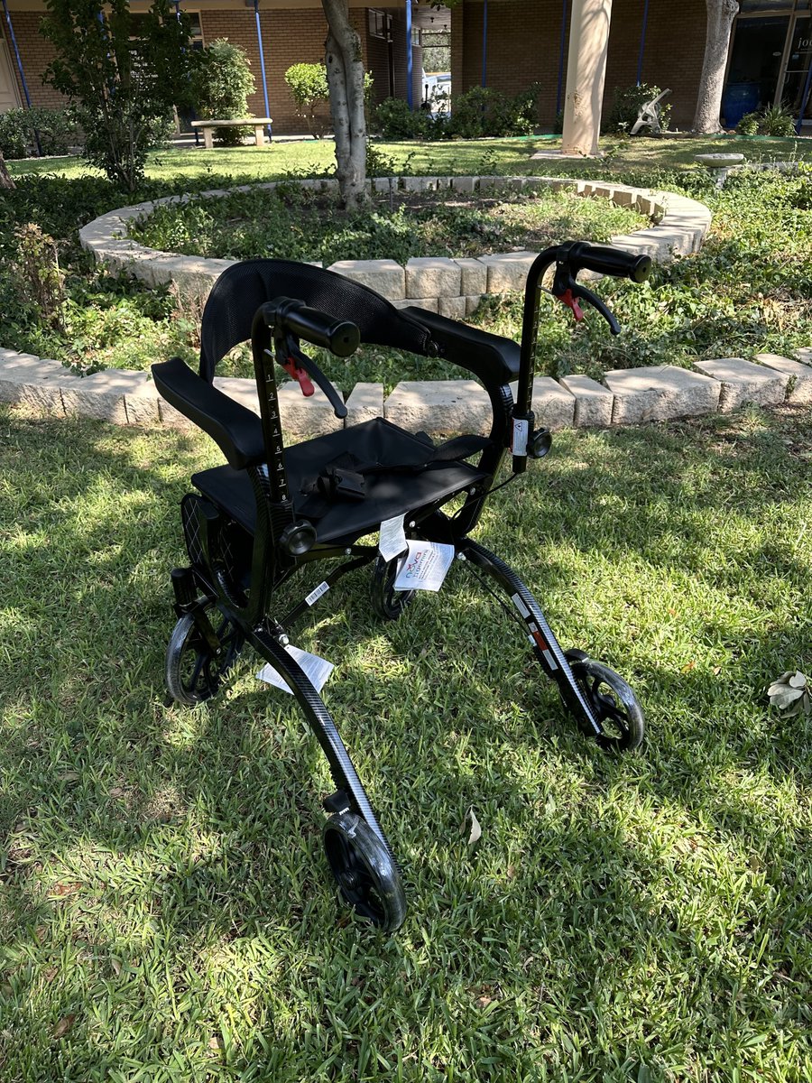 MedArtsPharm's tweet photo. Come by and try out our latest product from Nova: the Gemini 2 in 1 transport chair/rollator. You can use it yourself as a rolling walker or be pushed when used as a transport chair. #novajoy #dme https://t.co/BSXS3iDJR6
