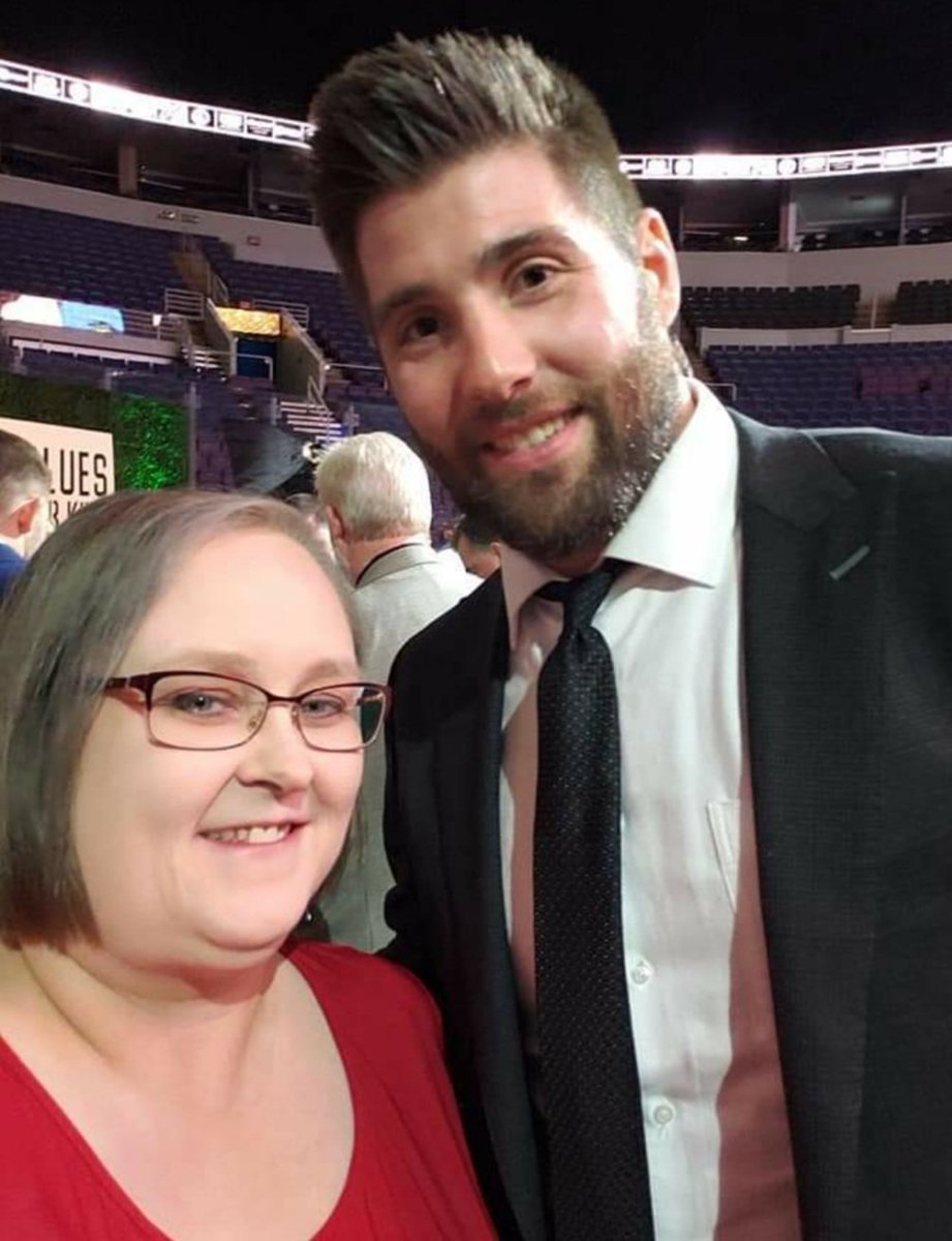 TinaBlueAngel's tweet photo. @patmaroon . Thank you, #HometownHero for bringing #TheLoo the #StanleyCup! Words can't explain how much we love you! #StlBlues #WeWentBlues #StanleyCupChampionStLouisBlues2019 https://t.co/A9ufXCeOWp