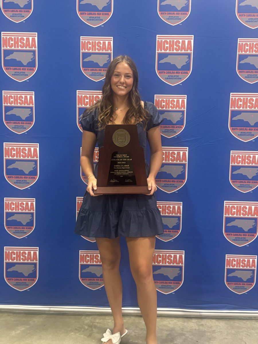 Congrats to West Rowan graduate Emma Clarke, the NCHSAA Female Athlete of the Year.