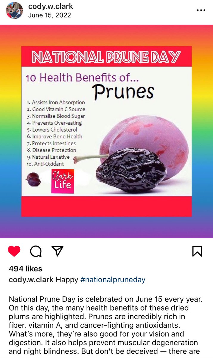 PrunesAreSexy's tweet photo. 🥳🥳🥳 What a great way to celebrate #strongbones #guthealth and #community! #NationalPruneDay June 15th!! 💪🦴🩻😋😋😋 @CAforPrunes @RhayneThomas #founder #prunes https://t.co/YQjZt5mTXQ