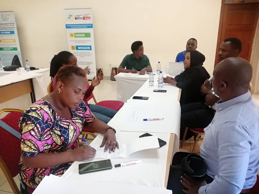rnudeaf's tweet photo. From June 10 to 11, 2024 @rnudeaf conducted a 2 days consultation aiming to influence or engage @ncpdrwanda & other Stakeholders to develop a roadmap after The #RSLD was launched to SL recognition as an Official Language. This was under the Financial support of @DisabRightsFund https://t.co/R5MKtHRShr