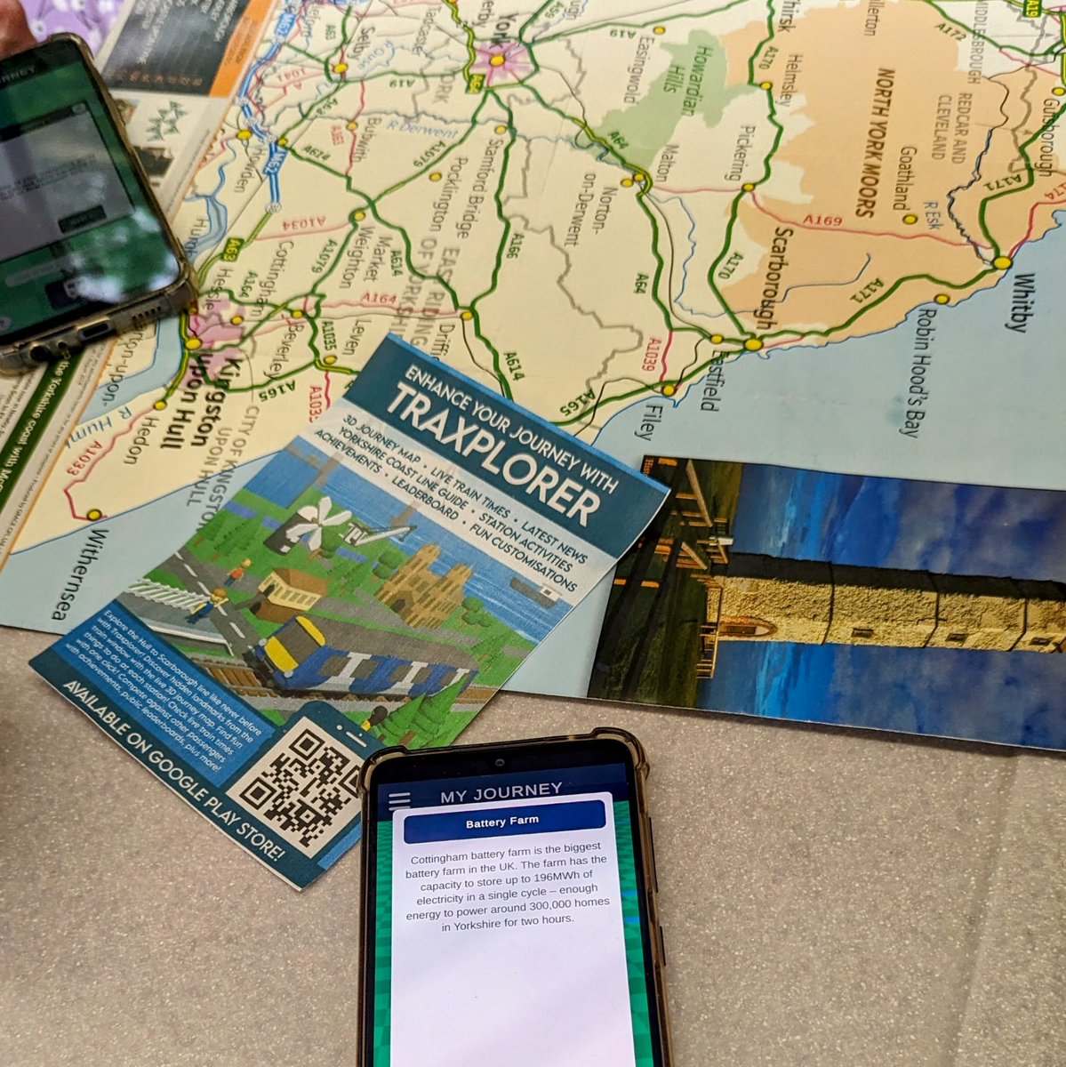 CommunityRail's tweet photo. Our #CommunityRail members are passionate about promoting rail-accessible destinations 🚉
@PenistoneLine @YorksCoastlines @SouthYorksMCA's recent #TryTheTrain trip to Bridlington shows how rail can enhance community connections and encourage sustainable travel ⛵️ @northernassist https://t.co/pOgv6cvYt8