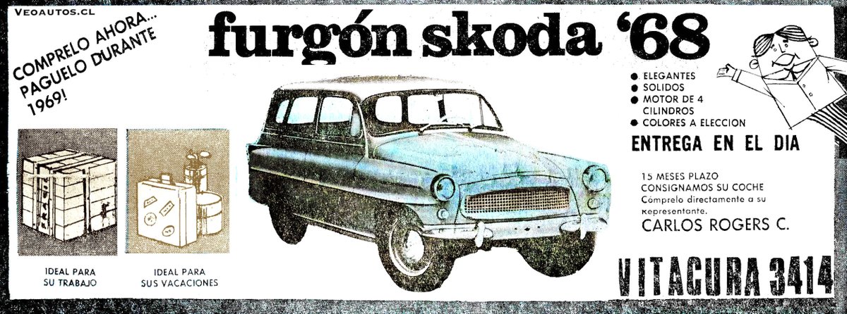 VeoAutos's tweet photo. Skoda Octavia Combi 1968. Empresa Imcoda Planta Arica Chile, año en que se ensamblan "60" unidades
+ Info https://t.co/NtRjRiDves
#skodaoctavia #octaviacombi #arica @skoda_es @addict_car @thecarfactoids @RiveraNotario @SkodaCHOficial https://t.co/WD6qoXQ540