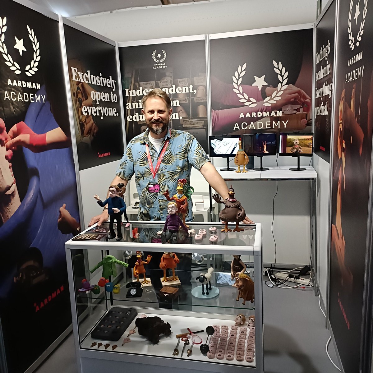 The Aardman Academy team are also at <a href="/annecyfestival/">Annecy Festival</a>! Stop by stand A52 in the MIFA exhibition area to say hello and learn more about our industry leading animation courses.