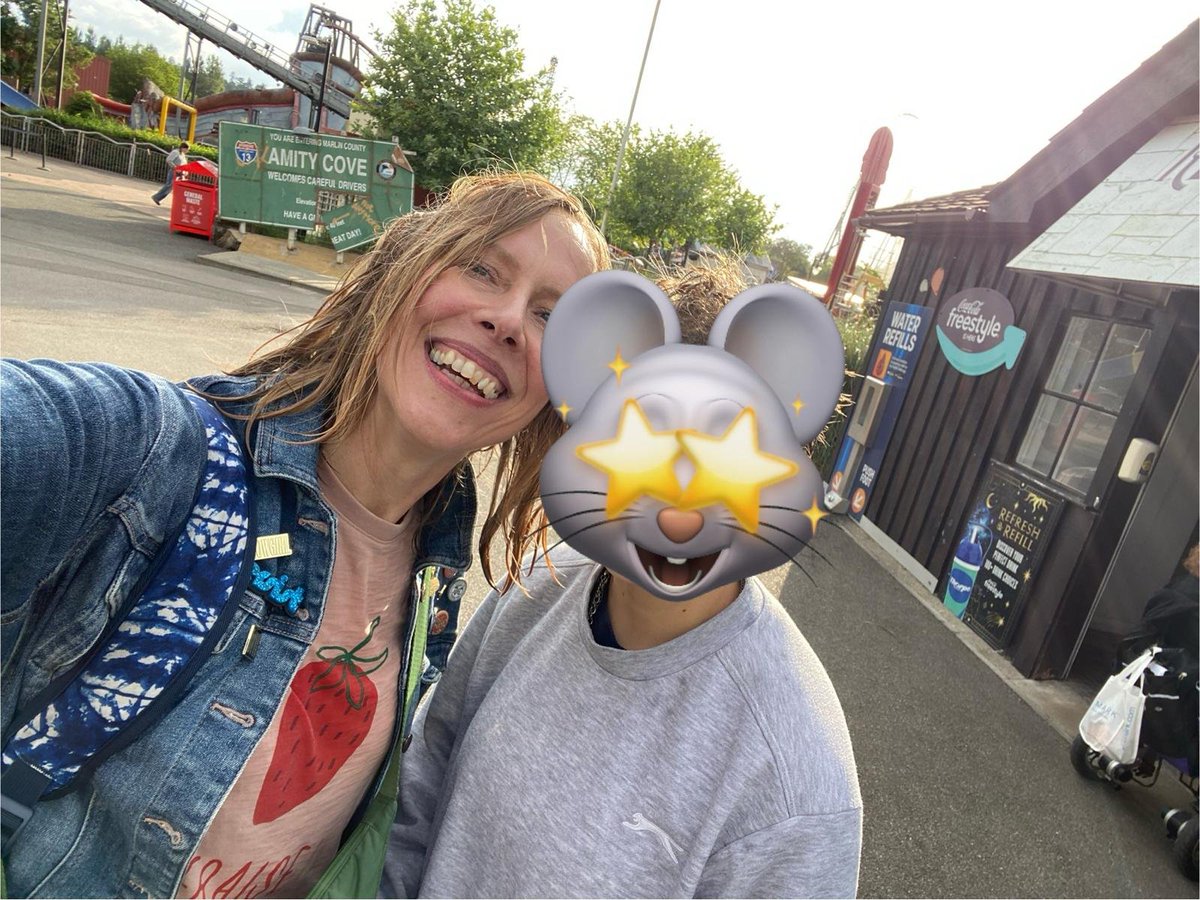 emsie40's tweet photo. Example a:
(although apart from my hair you can't really see Just How Wet I Am. Unless it's baking hot, this is always the last ride of the day and followed by a hot drink and doughnuts) https://t.co/0DOZlCMIfk